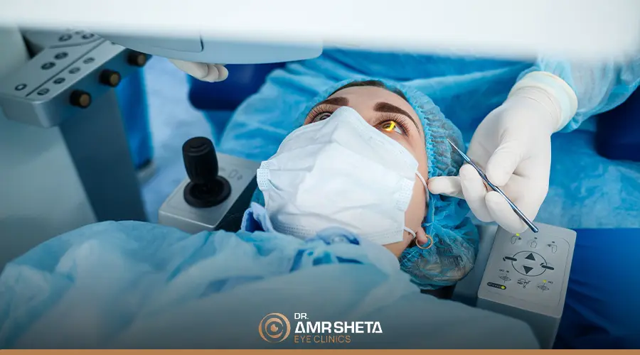 مضاعفات عملية تثبيت القرنية المخروطية