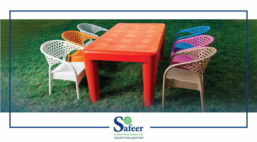 كراسي بلاستيك اطفال بالترابيزة
