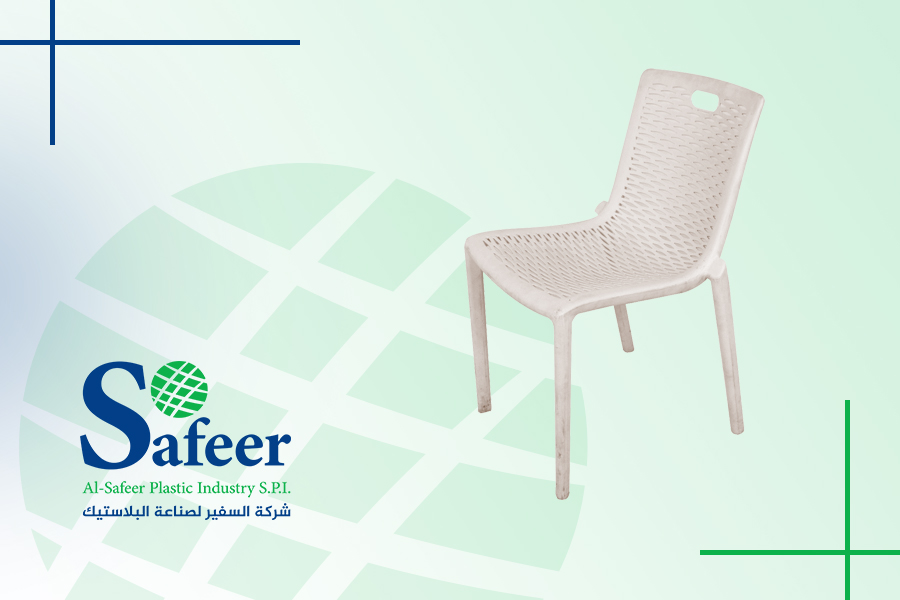 Sedia in plastica di bambù